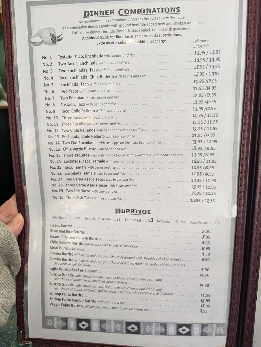 Velasco's Mexican Restaurant Menu - Image 3